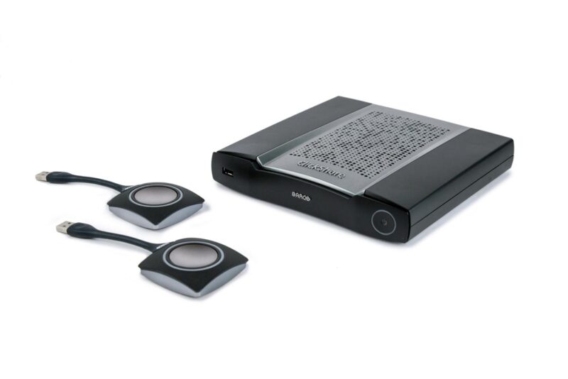 Barco Clickshare Cse-200+ Wireless Präsentationssystem | 2x USB-C Buttons + Netzteil | Zustand: Sehr Gut