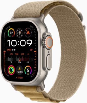Apple Watch Ultra 2 Natur mit Alpine Loop Small Mandel | 
 | Zustand: Sehr Gut