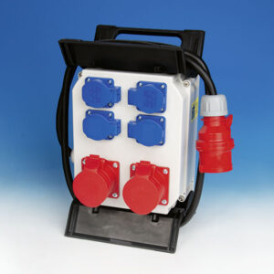 Cee Stromverteiler 5x2,5 Mm², 1,5 M, 16 A. Mi.v. 4x230/2x400 Volt | Zustand: Sehr Gut