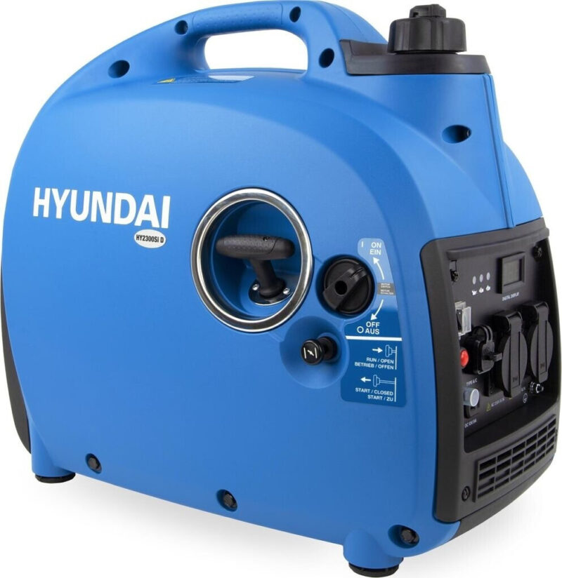 Hyundai HY2300Si D, Inverter, 2.2 kW Max.  |  2.0 kW Nennleistung, reiner Sinus, ECO-Modus, 20 kg, Digital-Display. | Zustand: Sehr Gut – Bild 2