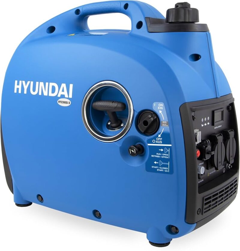 Hyundai HY2300Si D, Inverter, 2.2 kW Max.  |  2.0 kW Nennleistung, reiner Sinus, ECO-Modus, 20 kg, Digital-Display. | Zustand: Sehr Gut – Bild 3