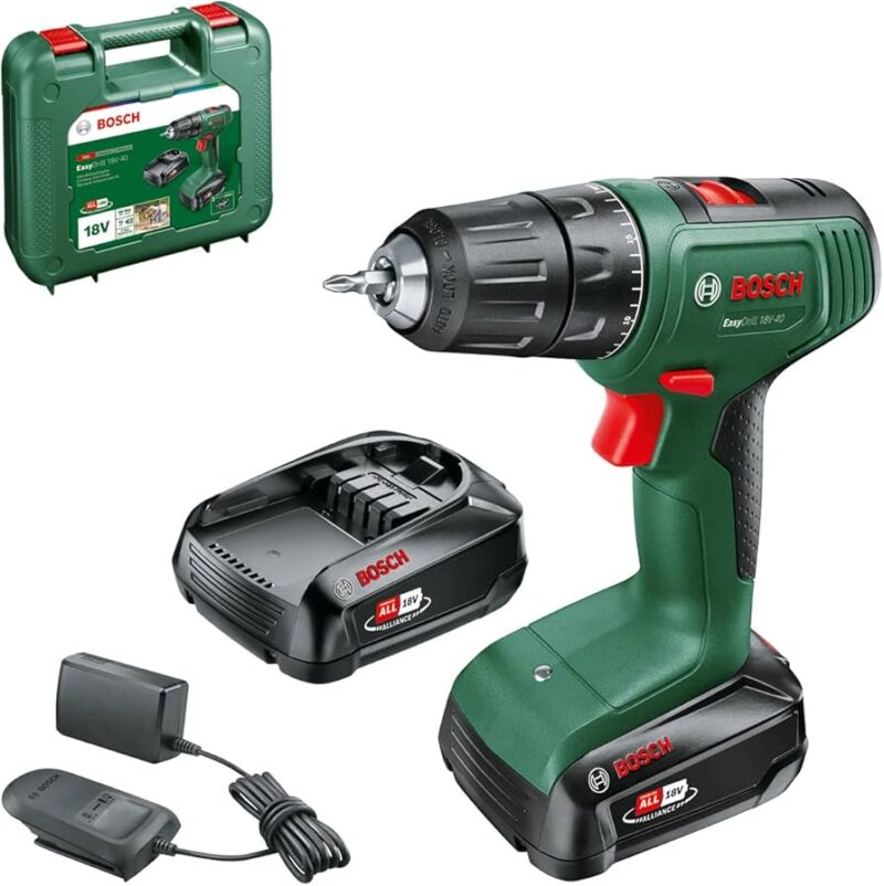 Bosch PSR 1800 LI-2, 18V Akku-Bohrschrauber, 2-Gang, inkl. Koffer, 2x 1.5 Ah Akku, Ladegerät. | Zustand: Wie Neu – Bild 3
