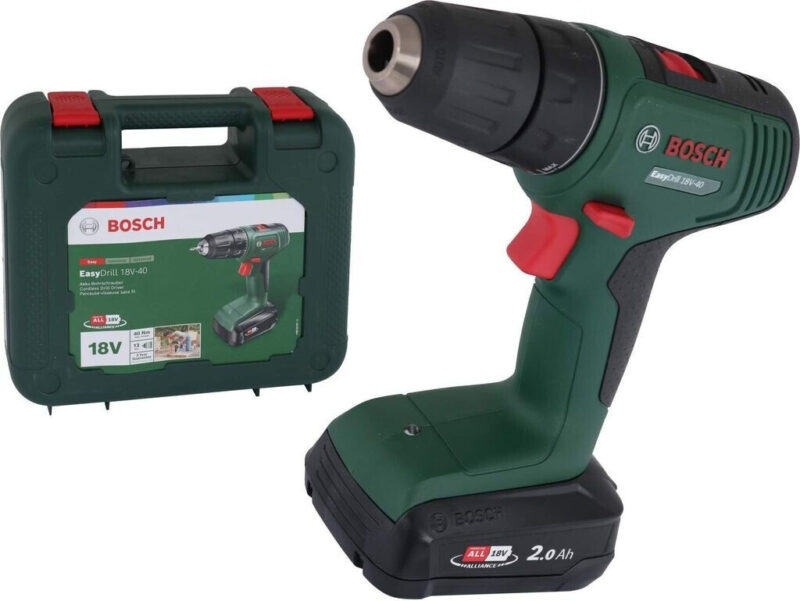 Bosch PSR 1800 LI-2, 18V Akku-Bohrschrauber, 2-Gang, inkl. Koffer, 2x 1.5 Ah Akku, Ladegerät. | Zustand: Wie Neu – Bild 4