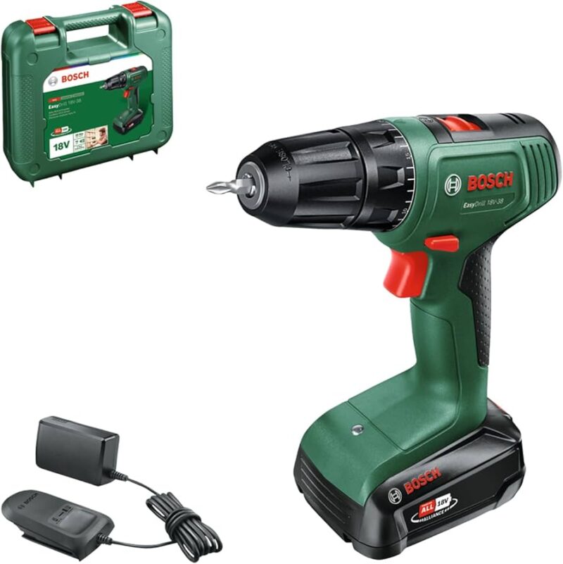 Bosch PSR 1800 LI-2, 18V Akku-Bohrschrauber, 2-Gang, inkl. Koffer, 2x 1.5 Ah Akku, Ladegerät. | Zustand: Wie Neu – Bild 5