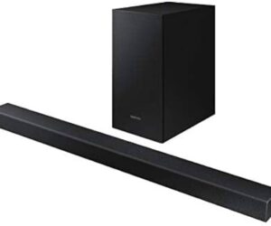 Samsung HW-T450 Soundbar, 2.1-Kanal-System mit 200W Gesamtleistung und kabellosem Subwoofer. Inkl. Fernbedienung und Bluetooth. | Zustand: Gut