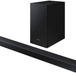 Samsung HW-T450 Soundbar, 2.1-Kanal-System mit 200W Gesamtleistung und kabellosem Subwoofer. Inkl. Fernbedienung und Bluetooth. | Zustand: Gut