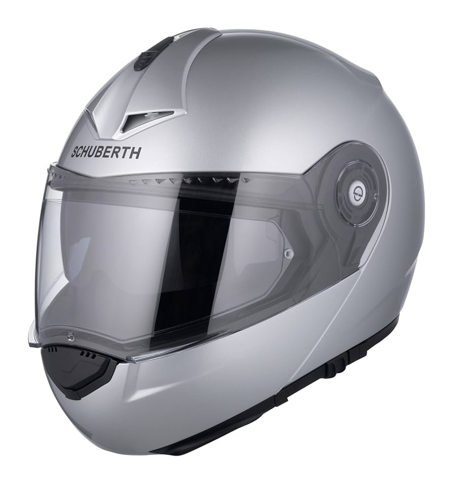 Schuberth C3 Louis Special Edition, Klapphelm in Silber, Größe 55 (entspricht S), Originalverpackt (mit Originalverpackung). | Zustand: Wie Neu