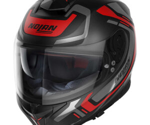 Nolan N80-8 Ally N-Com, Integralhelm, Matt Schwarz | Grau | Rot, mit Originalverpackung. ECE 22-06. Inkl. Pinlock und NERS. | Zustand: Neu