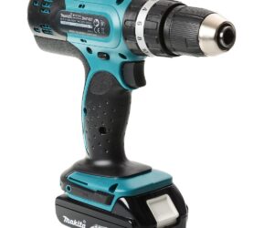Makita BHP453, 18V Akku-Schlagbohrschrauber-Set. Inkl. 2x 1,3 Ah Akkus, Ladegerät und Koffer. | Zustand: Sehr Gut