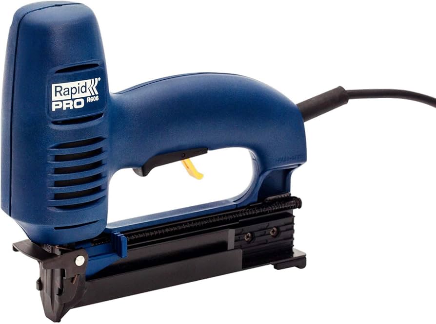 Rapid R606 PRO, Elektrotacker für Klammern Typ 606 (12-25mm) & Nägel Typ 8 (15-25mm), Focused Power, Kombi-Magazin, mit Originalverpackung. | Zustand: Wie Neu
