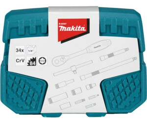 Makita   B-65567, Ratschen- und Steckschlüsselsatz (34-teilig) mit 1 | 4" Antrieb. | Zustand: Neu