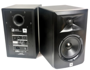 JBL LSR308 Aktiver 2-Wege Studiomonitor | Mit Stromkabel