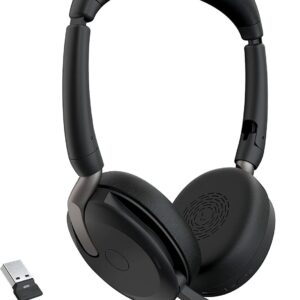 Jabra Evolve2 65 Flex, Professionelles Headset mit Hybrid ANC, faltbarem Design und inkl. Transporttasche. | Zustand: Wie Neu
