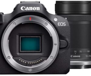 Canon EOS R100 mit 2 Objektiven RF-S 18-45mm 4.5-6.3 IS STM und RF-S 55-210mm, War nur Verpackung aufgemacht | Zustand: Neu