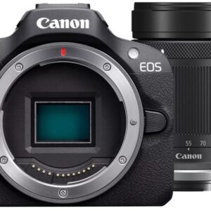 Canon EOS R100 mit 2 Objektiven RF-S 18-45mm 4.5-6.3 IS STM und RF-S 55-210mm, War nur Verpackung aufgemacht | Zustand: Neu