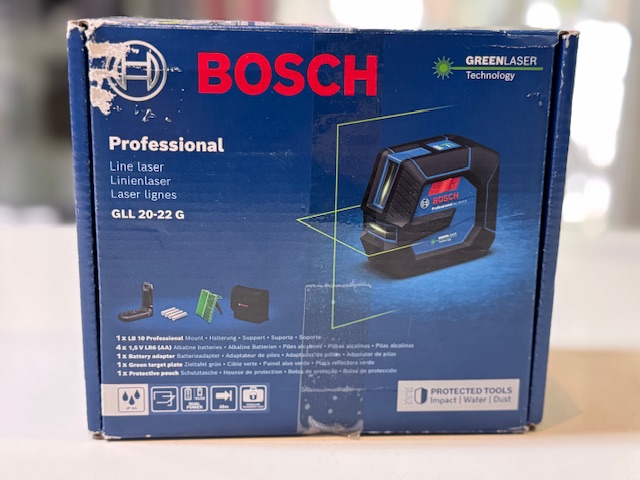 Bosch Professional GLL 20-22 G Linienlaser solo inkl. Tasche + Zubehör, Zustand: Neu – Bild 2