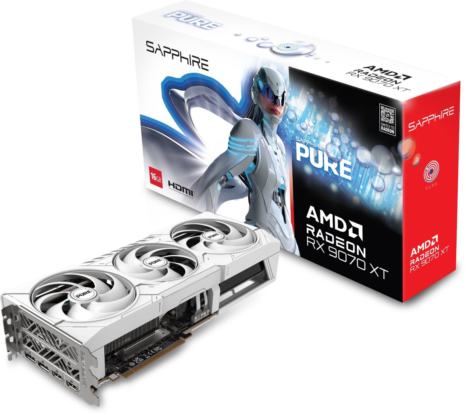 Sapphire Pure Radeon RX 9070 XT, 16GB Grafikkarte , Zustand: Neu