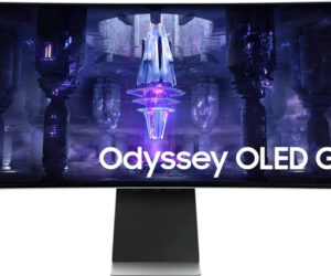 Samsung Odyssey G8 G85SD (34 Zoll) Curved Smart Gaming Monitor , QD-OLED Ultra-WQHD Curved, 175Hz, 0.03ms, Smart TV Funktionen, inkl. Fernbedienung. | Zustand: Sehr Gut