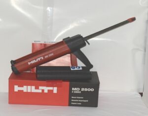 HILTI MD 2500, Manuelles Auspressgerät für Verbundmörtel, inkl. Kassette und Originalverpackung. | Zustand: Gut