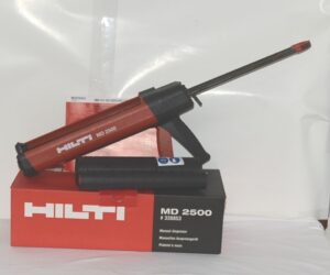 HILTI MD 2500, Manuelles Auspressgerät für Verbundmörtel, inkl. Kassette und Originalverpackung. | Zustand: Gut