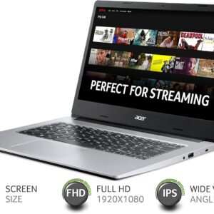 Acer Aspire 1 A114-33-C6ZV, 14Zoll FHD, Intel Celeron N5100, 4GB | 64GB eMMC, DE-Tastatur, leichte Kratzer auf der Rückseite | Zustand: Gut