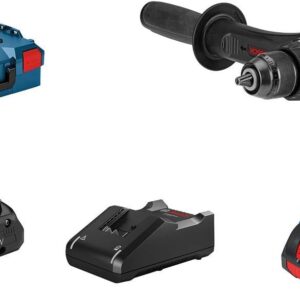 Bosch Professional GSB 18V-110 C, Akku-Schlagbohrschrauber, 110 Nm, bürstenlos, inkl. 2x 4,0 Ah ProCORE Akkus, Ladegerät und L-Boxx. | Zustand: Sehr Gut