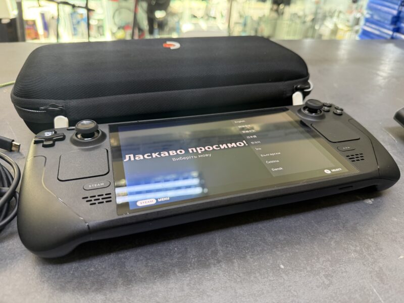 Valve Steam Deck Oled 2tb | Ladegerät | Hülle schwartz | Zustand: Sehr Gut | Farbe: schwarz – Bild 3