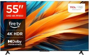 Tcl 55pf650 Amazon Fire TV | mit Originalverpackung | mit org.Rechnung vom 14.10.2025 | Zustand: Wie Neu