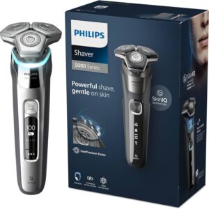 Philips S5887/10 Series 5000, Nass- & Trockenrasierer, SkinIQ Technologie, SteelPrecision Klingen, 60 Min. Akku, 360-D-Köpfe, mit Originalverpackung (geöffnet). | Zustand: Neu