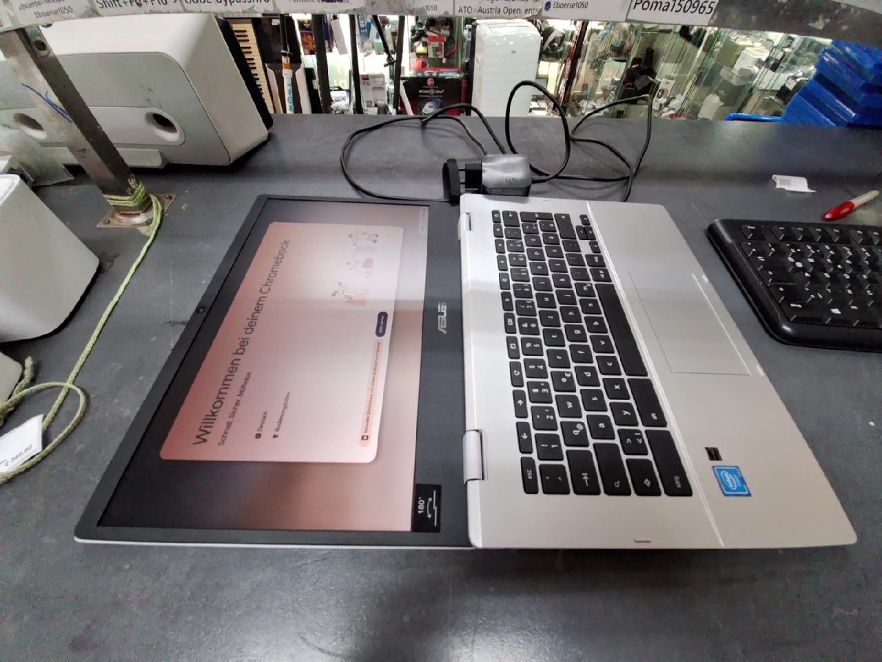 Asus Chromebook CX1400, Celeron N3350, 8GB RAM, 64GB eMMC, 14 Zoll Display, Akku 91% (141 Ladezyklen) | Zustand: Sehr Gut – Bild 6