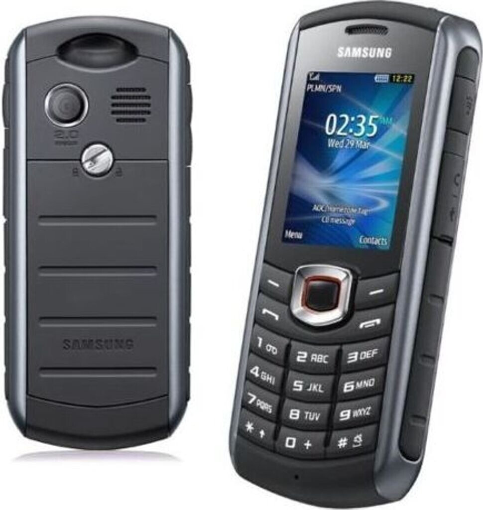 Samsung Xcover 271 B2710, Robustes IP67 Outdoor-Handy mit 3G, GPS, 2 MP Kamera, 1300 mAh Akku, Kompass, Taschenlampe & UKW-Radio. | SimLock: Frei | Zustand: Gut | Farbe: schwarz