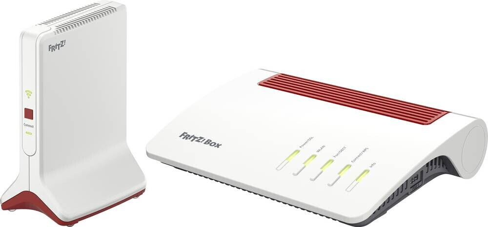 AVM FRITZ!Box 7590 AX, Wi-Fi 6 DSL-Router (bis 300 MBit | s), Mesh, DECT-Basis, 4x LAN, 2x USB 3.0, Originalverpackung (ovp). | Zustand: Neu – Bild 5
