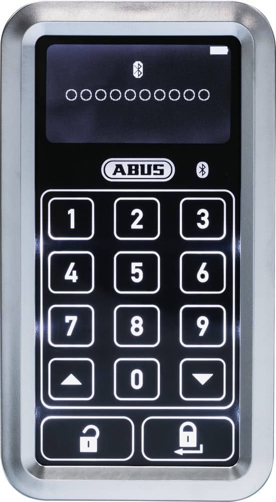 ABUS HomeTec Pro CFT3100, Bluetooth-Tastatur Silber für HomeTec Pro Türschlossantrieb CFA3100, Codeeingabe, ovp | Zustand: Wie Neu