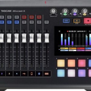 Tascam Mixcast 4, Podcast Mixer | Recorder mit org. Verpackung und Ladegerät. | Zustand: Sehr Gut