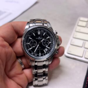 Jacques Lemans Liverpool 1-2117, Herren Chronograph, 44mm, Edelstahlarmband, Quarzwerk, 20 ATM. | Zustand: Gut