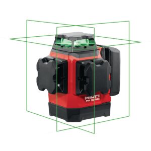 Hilti PM 30-MG Multilinienlaser, Inklusive Koffer und Ladegerät, grüner 360°-Linienlaser für präzises Ausrichten und Nivellieren.. | Zustand: In Ordnung