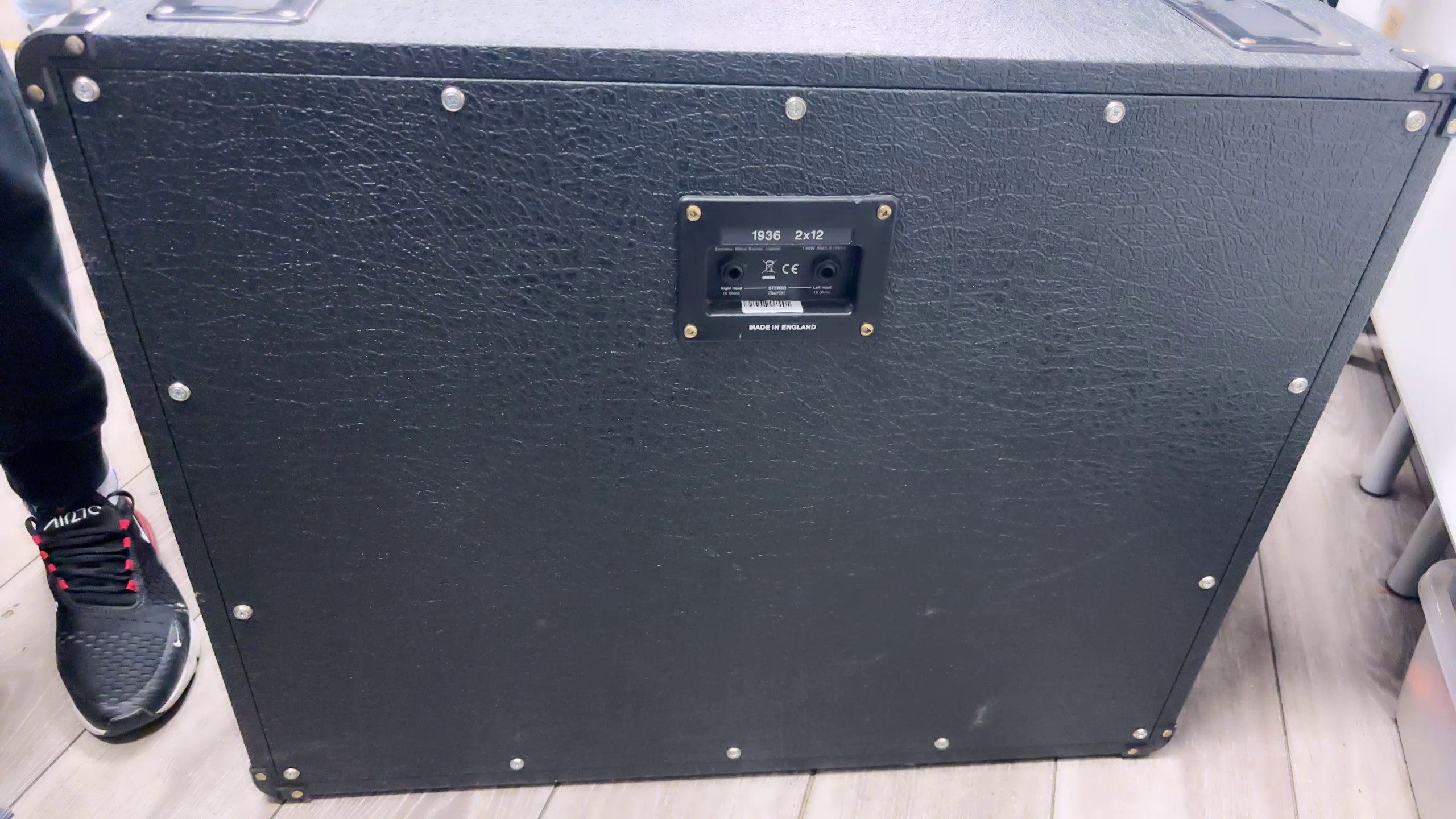 Marshall 1936, 150W 2x12 Cabinet mit Celestion G12T-75 Speakern. Mono | Stereo-Option (8O | 16O). | Zustand: Gut – Bild 4