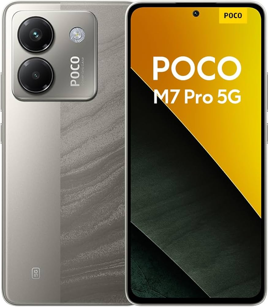 Xiaomi Poco M7 Pro 5G 256GB, SimLock: Frei | Zustand: Sehr Gut | Farbe: silber | Akku: Sehr Gut