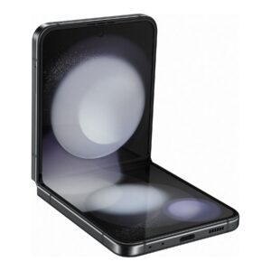 Samsung Galaxy Z Flip5 256GB, 8GB RAM, 5G-fähig, faltbares Design mit großem Cover-Display, zerkratzt | SimLock: Frei | Zustand: Gut | Farbe: schwarz | Akku: 82%