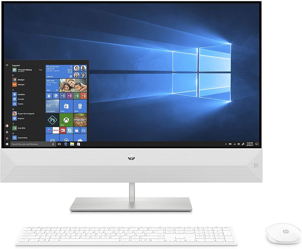 HP Pavilion 24 All-in-One PC 24-xa0019ng, i7-8700T, 16 GB RAM, 256 GB SSD + 1 TB HDD, GTX 1050 4 GB, 23,8" FHD, Win 10, inkl. Maus | Tastatur. | Zustand: Gut