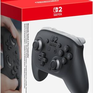 Nintendo Switch 2 Pro Controller, Mit HD Rumble 2, programmierbaren GL | GR-Tasten, Audio-Anschluss und Amiibo-Funktionalität. | Zustand: Neu