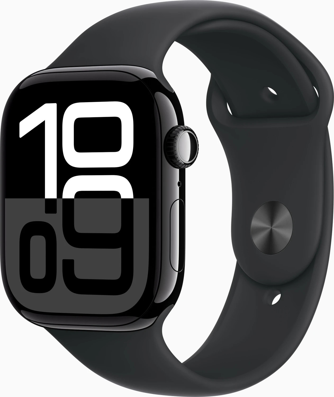 Apple Watch Series 10 (GPS + Cellular) 46mm, Aluminium Diamantschwarz, Sportarmband M | L Schwarz, Akku 100%, OVP. | Zustand: Wie Neu