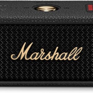 Marshall Emberton III Black/Brass, Bluetooth Lautsprecher mit 32+ Std. Wiedergabezeit, IP67, OVP | Zustand: Sehr Gut