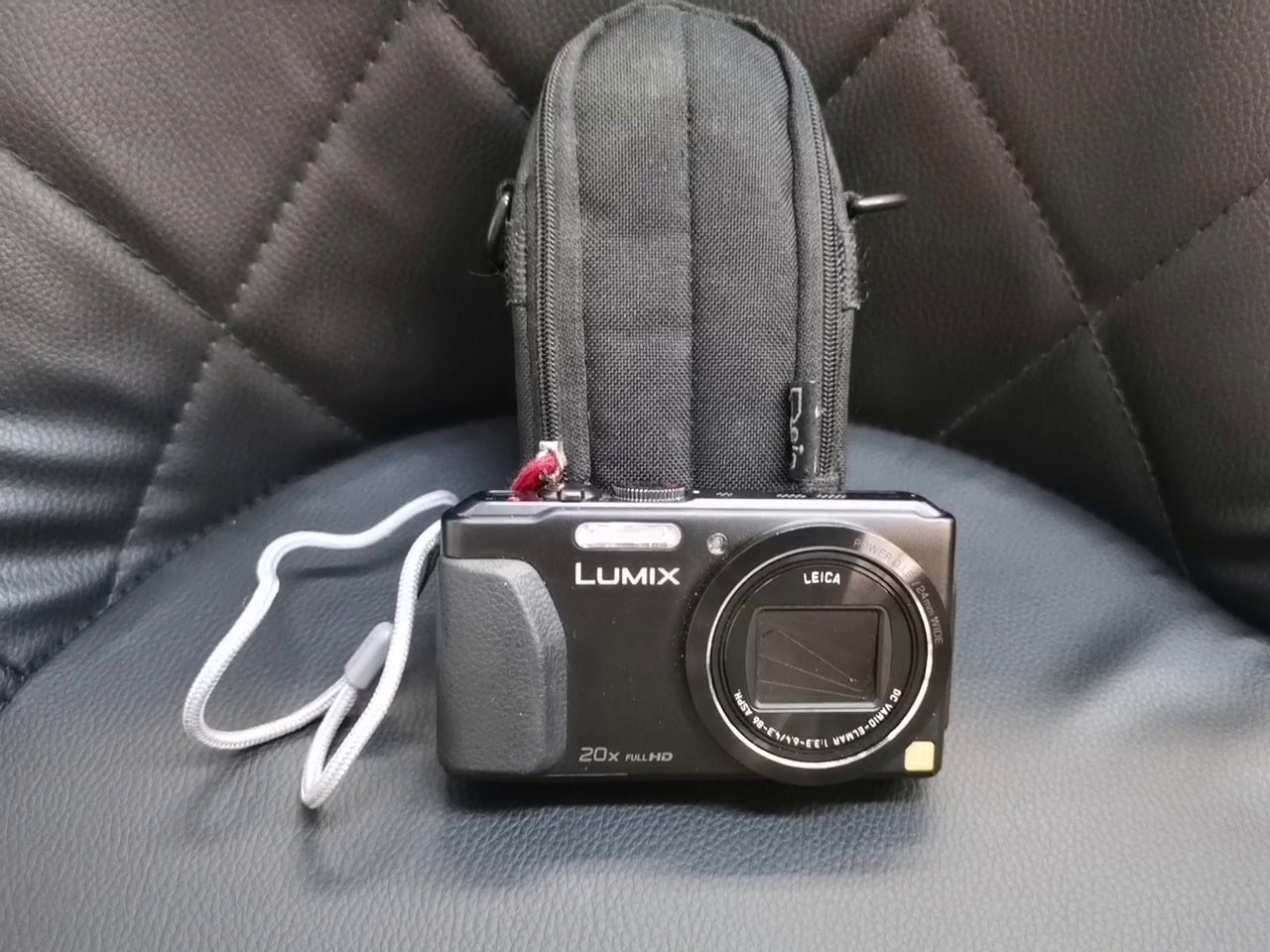 Panasonic Lumix DMC-TZ41, schwarz, mit Tasche | Zustand: Gut – Bild 6