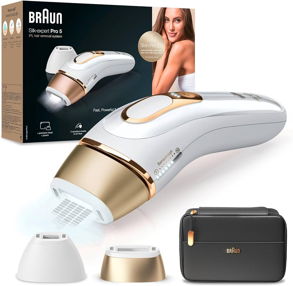 Braun Silk-expert Pro 5 PL5140, IPL-Haarentferner mit Skin Pro 2.0 (SensoAdapt) Technologie, 400.000 Lichtimpulse, mit Originalverpackung | Neu. | Zustand: Neu – Bild 2