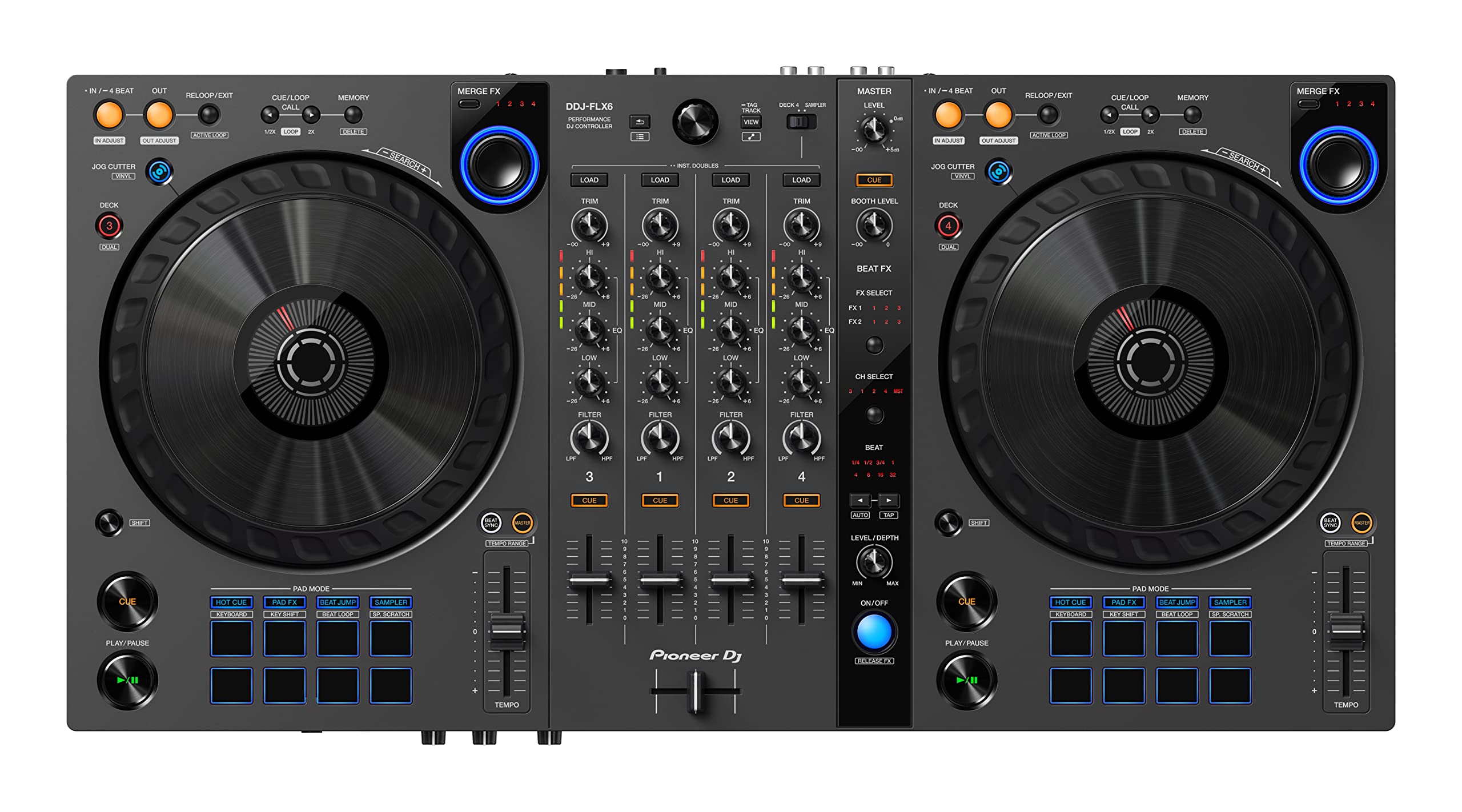 4 Kanal Dj Controller
