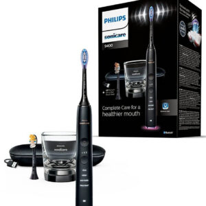 Philips Sonicare DiamondClean 9000 HX9913/18, Elektrische Schallzahnbürste, Farbe Schwarz, mit App-Anbindung und Drucksensor, ovp. | Zustand: Neu