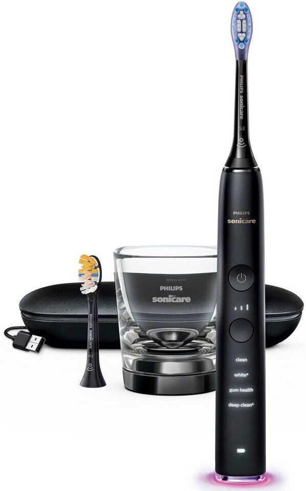 Philips Sonicare DiamondClean 9000 HX9913/18, Elektrische Schallzahnbürste, Farbe Schwarz, mit App-Anbindung und Drucksensor, ovp. | Zustand: Neu – Bild 3