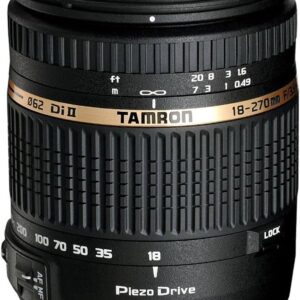 Tamron 18-270mm F/3.5-6.3 Di II VC PZD, Superzoom für APS-C (Di II), mit VC (Bildstabilisator) und PZD-Motor. 15x Zoom, 0,49m NaheinstelLadegerätrenze. | Zustand: Gut