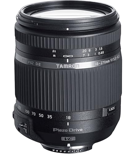 Tamron 18-270mm F/3.5-6.3 Di II VC PZD, Superzoom für APS-C (Di II), mit VC (Bildstabilisator) und PZD-Motor. 15x Zoom, 0,49m NaheinstelLadegerätrenze. | Zustand: Gut – Bild 2